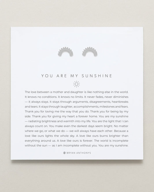 You Are My Sunshine Earrings