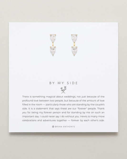 By My Side Pear Cut Ear Jackets