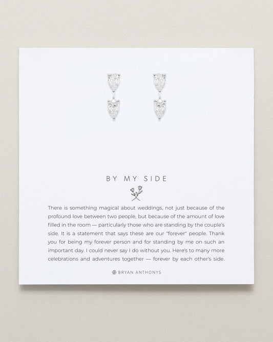 By My Side Pear Cut Ear Jackets