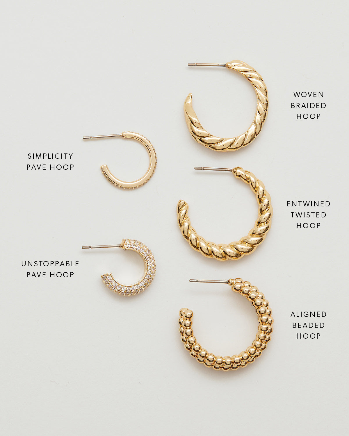 Unstoppable Pave Mini Hoop Earrings