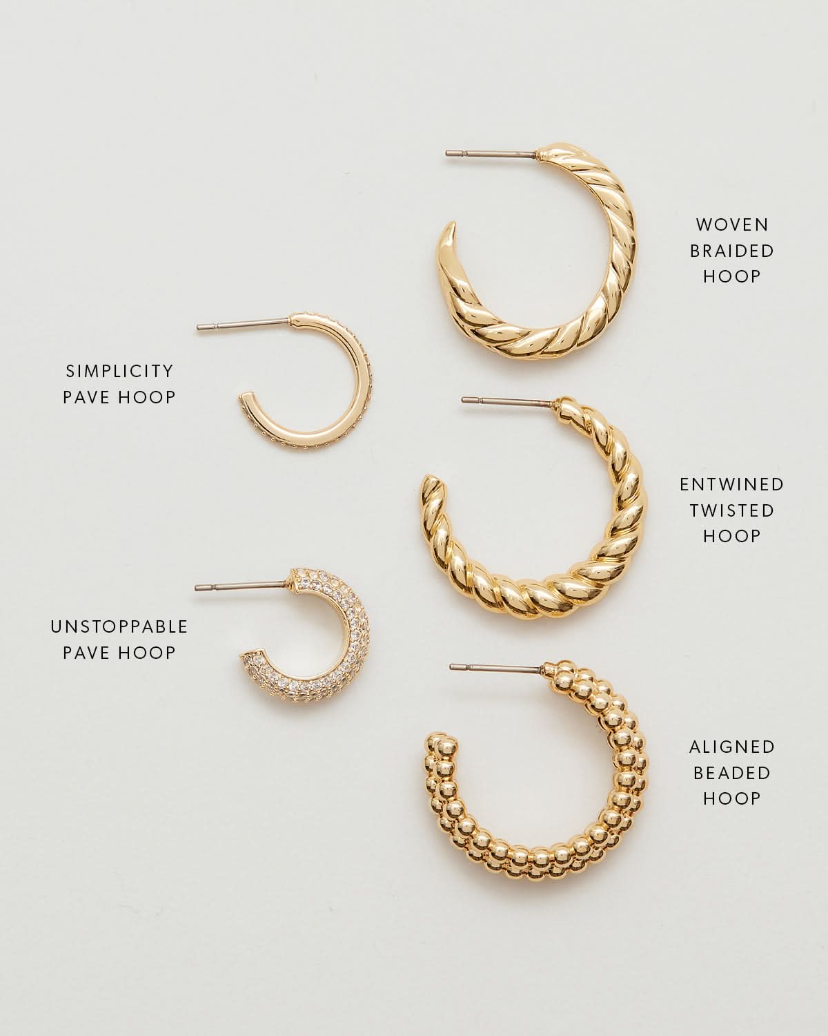 Unstoppable Pave Mini Hoop Earrings