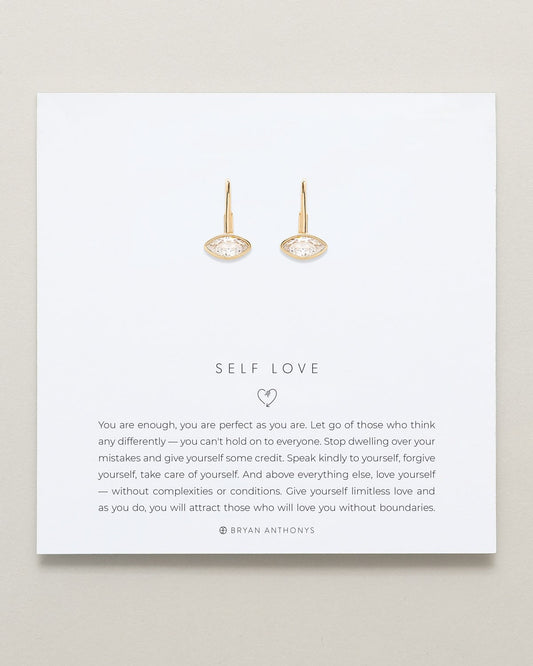 Self Love Marquise Drop Earrings