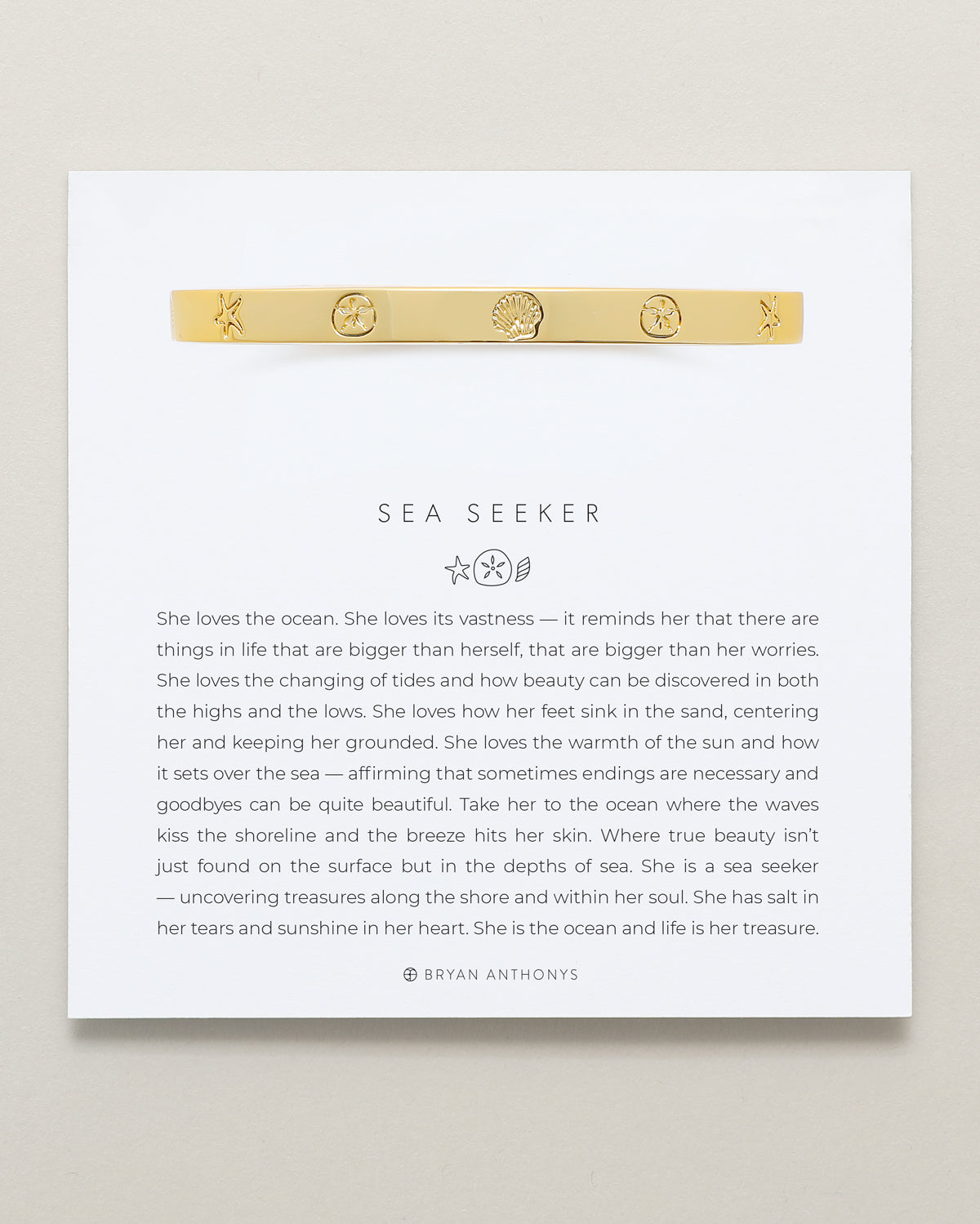 Sea Seeker Hinged Bracelet