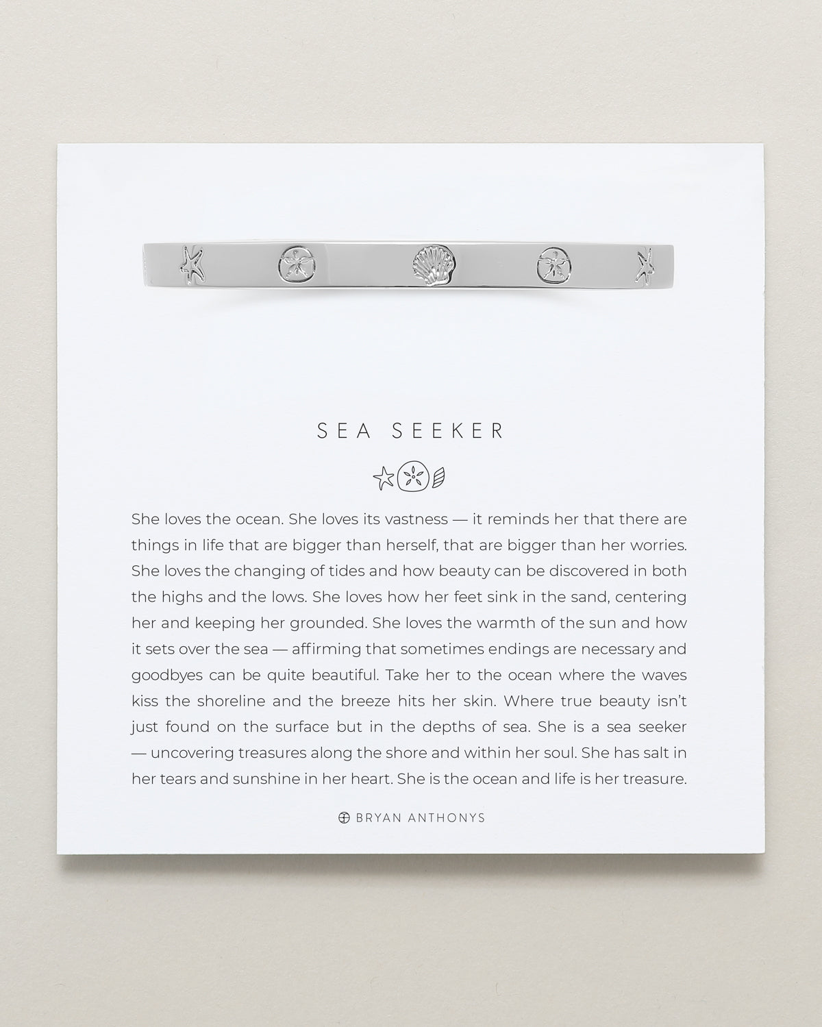 Sea Seeker Hinged Bracelet