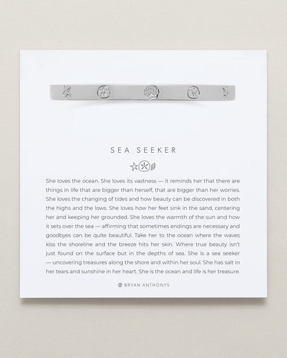 Sea Seeker Hinged Bracelet