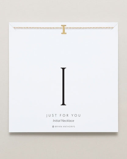 Just For You Initial Necklace — I