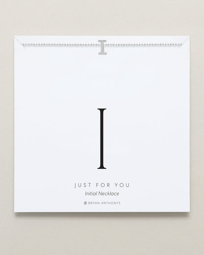 Just For You Initial Necklace — I