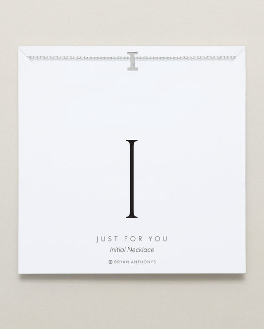 Just For You Initial Necklace — I