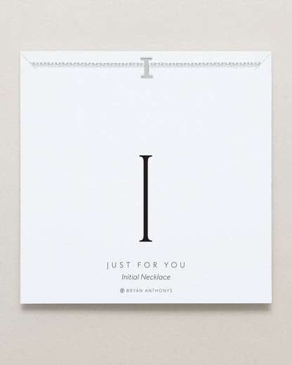 Just For You Initial Necklace — I