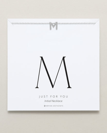 Just For You Initial Necklace — M
