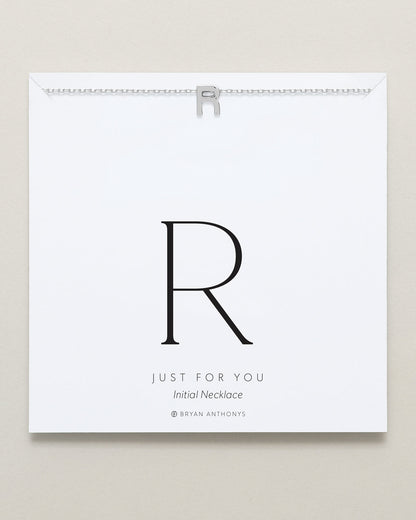 Just For You Initial Necklace — R