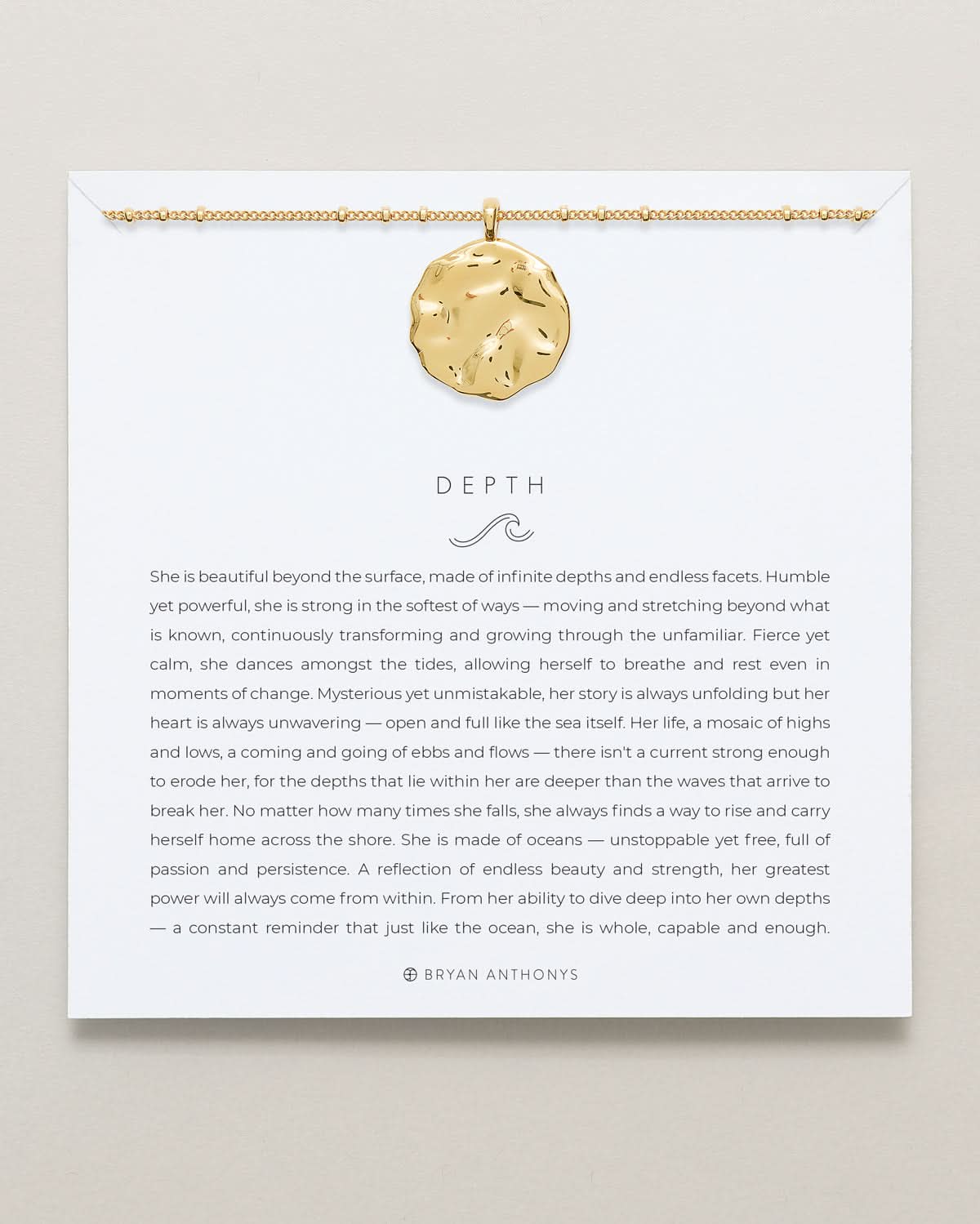 Depth Pendant Necklace