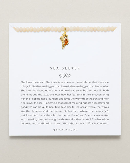Sea Seeker Opal Beaded Necklace