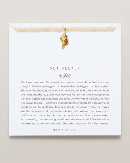 Sea Seeker Opal Beaded Necklace