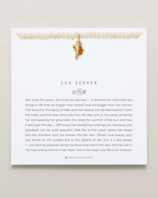 Sea Seeker Opal Beaded Necklace