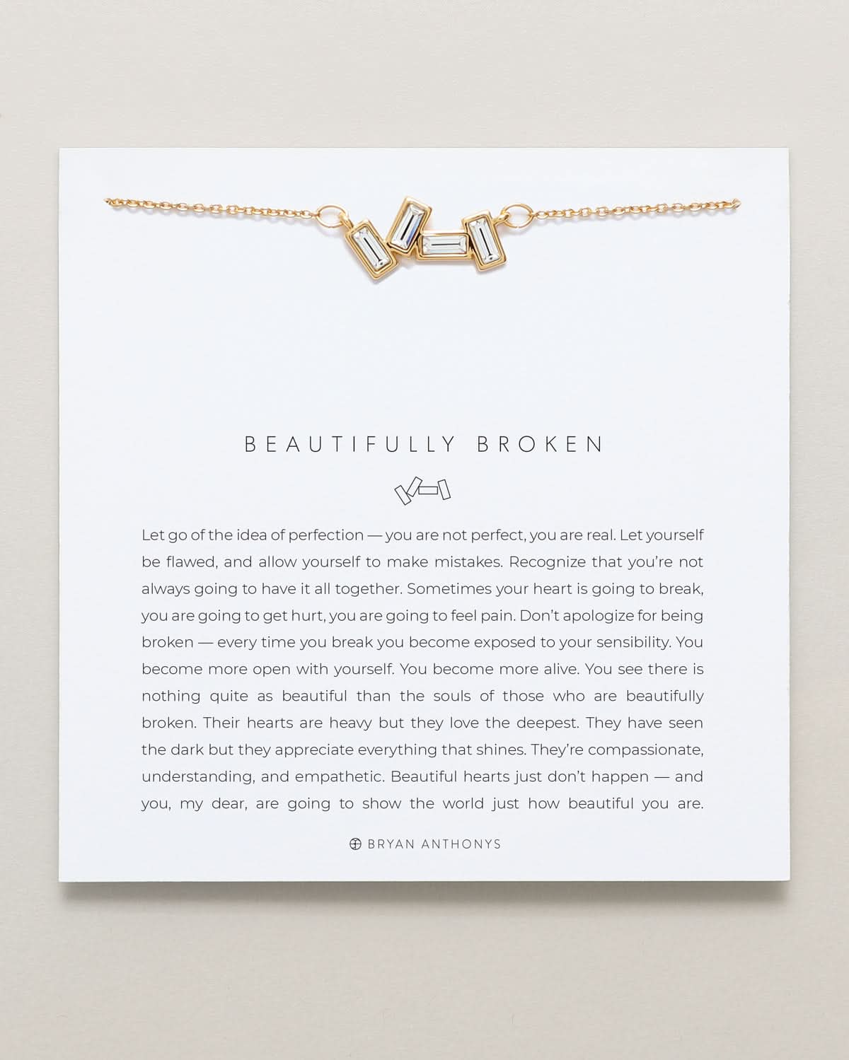 Beautifully Broken & Grit Layered Necklace Set