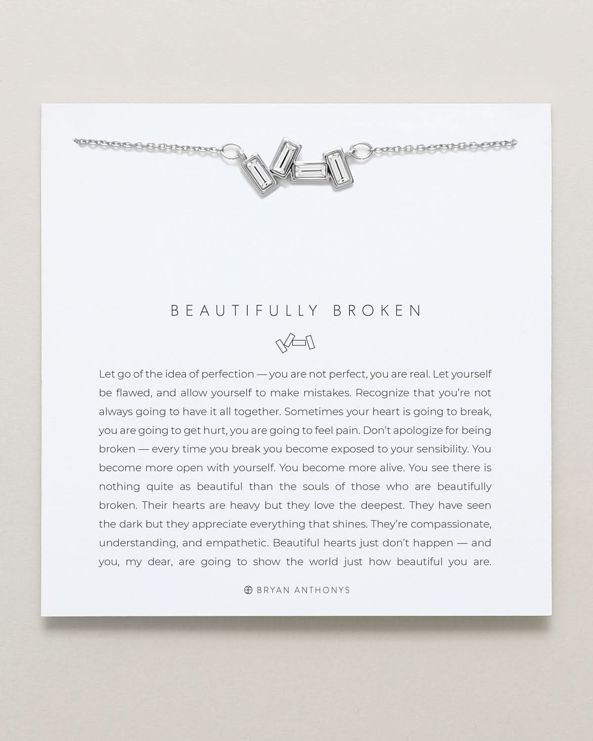 Beautifully Broken & Grit Layered Necklace Set