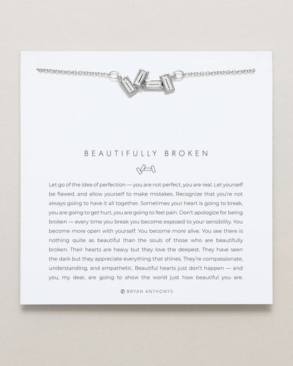 Beautifully Broken & Grit Layered Necklace Set