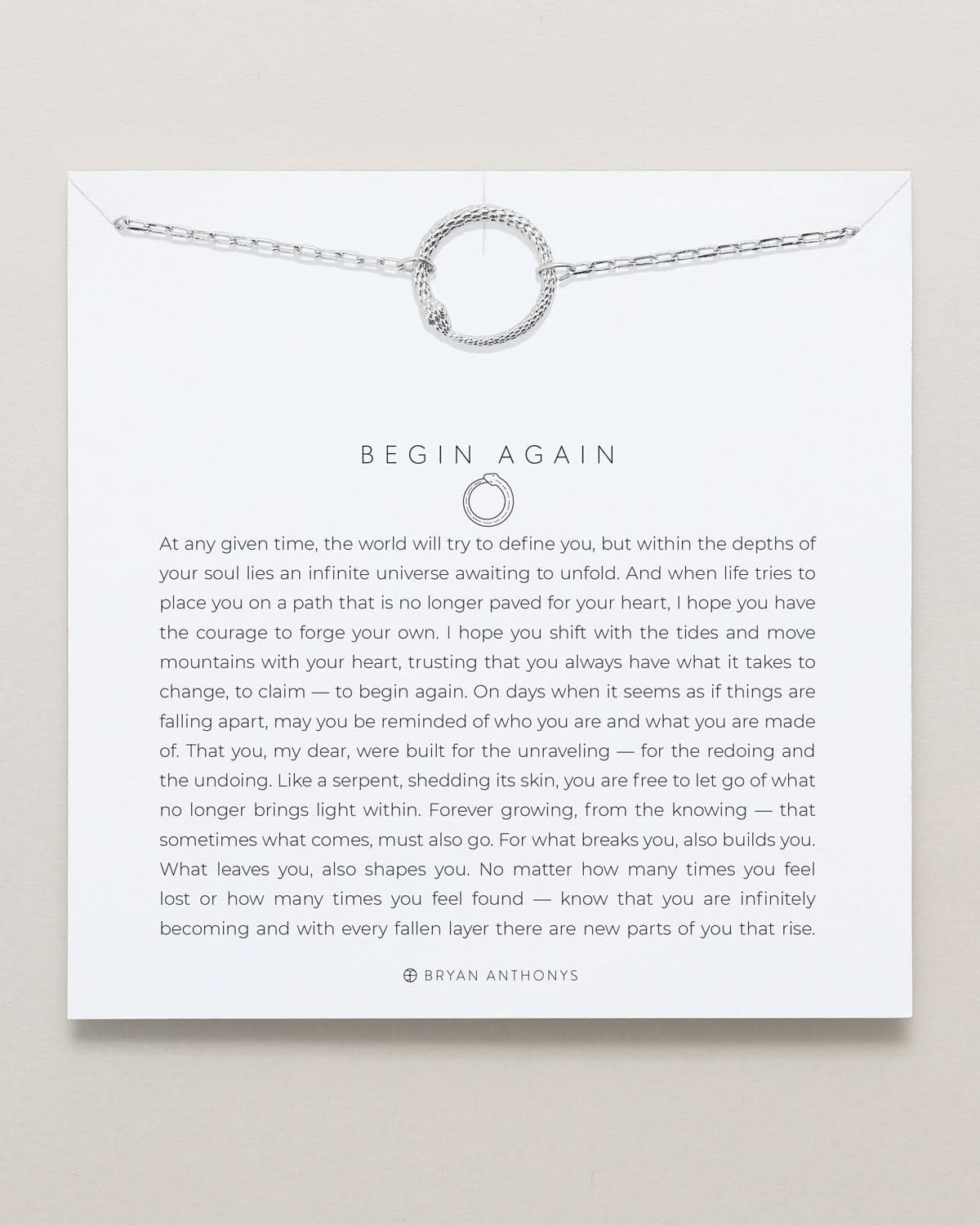 Begin Again Icon Necklace