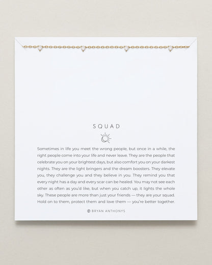 Squad Crystal Necklace