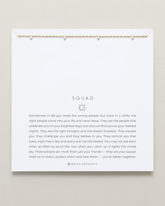 Squad Crystal Necklace