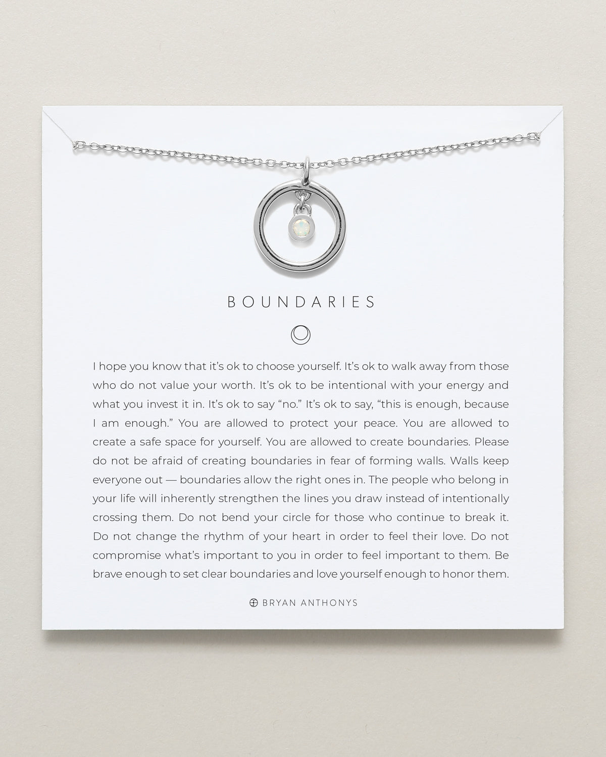 Boundaries Necklace