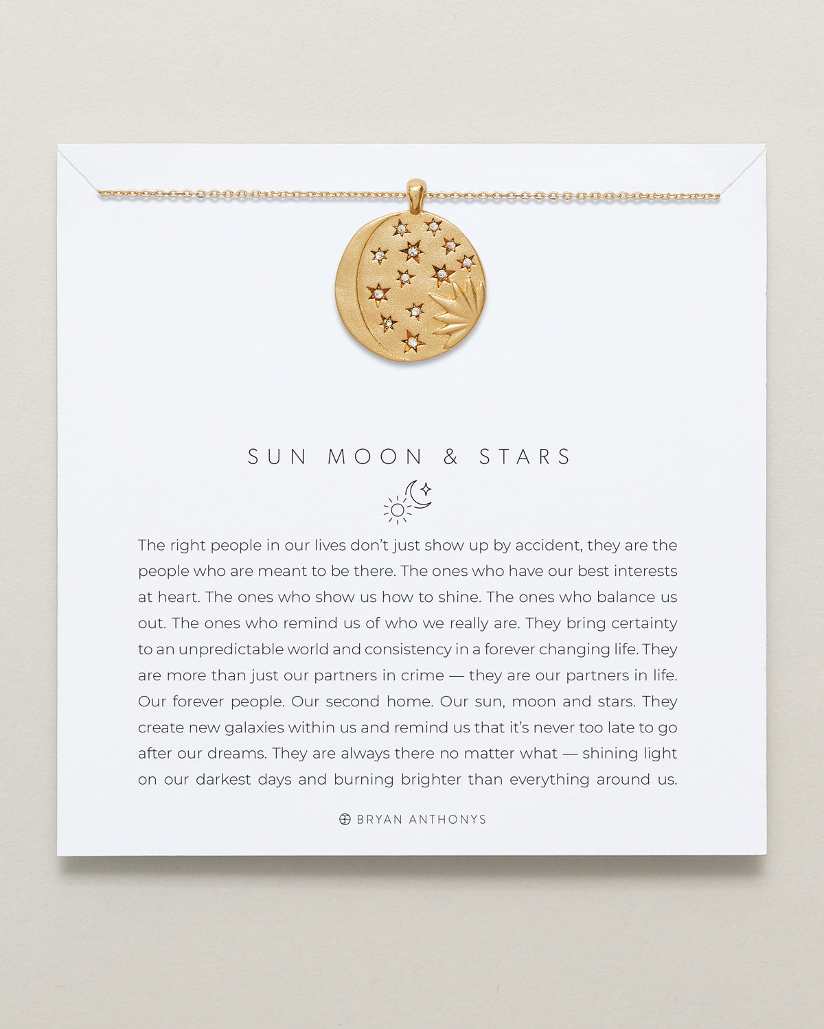 Sun Moon & Stars Necklace