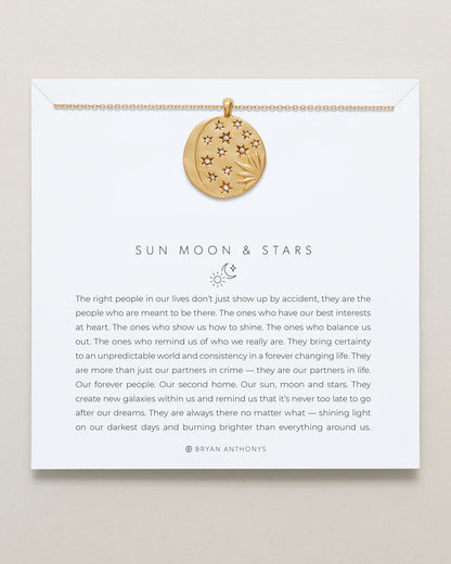 Sun Moon & Stars Necklace