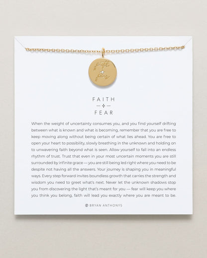 Faith Over Fear Necklace