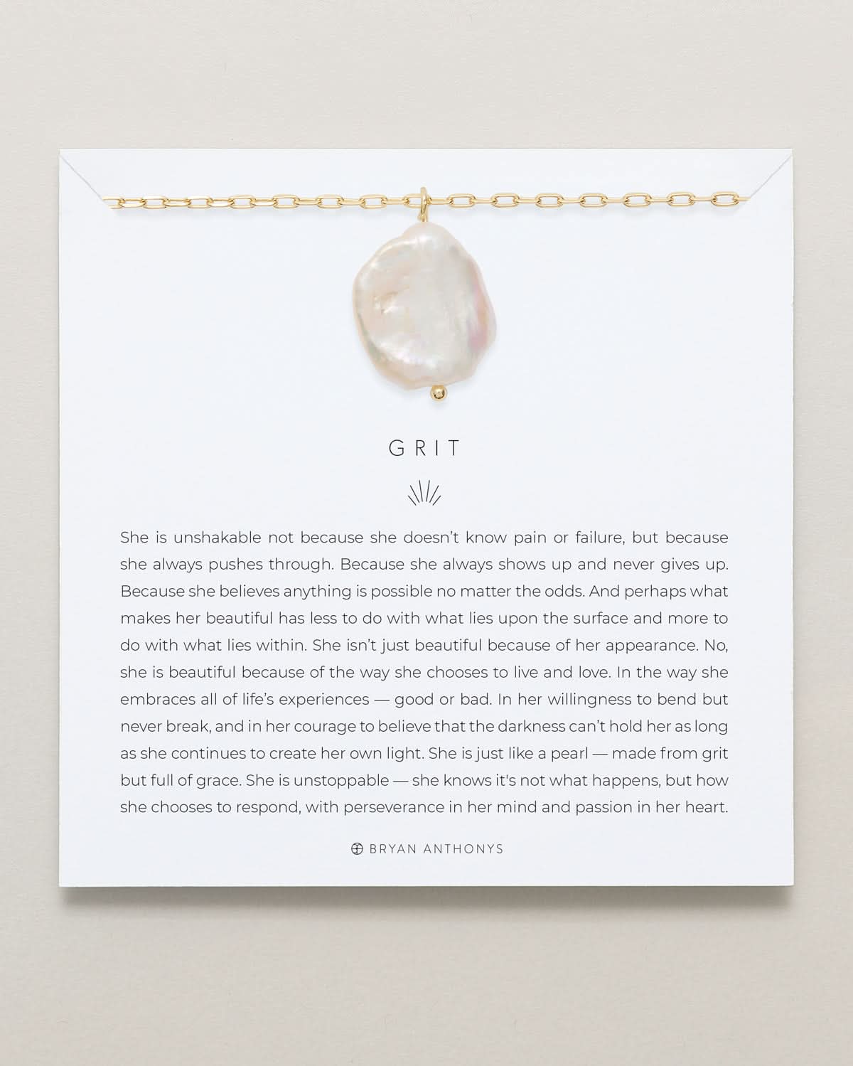 Grit Pendant Necklace