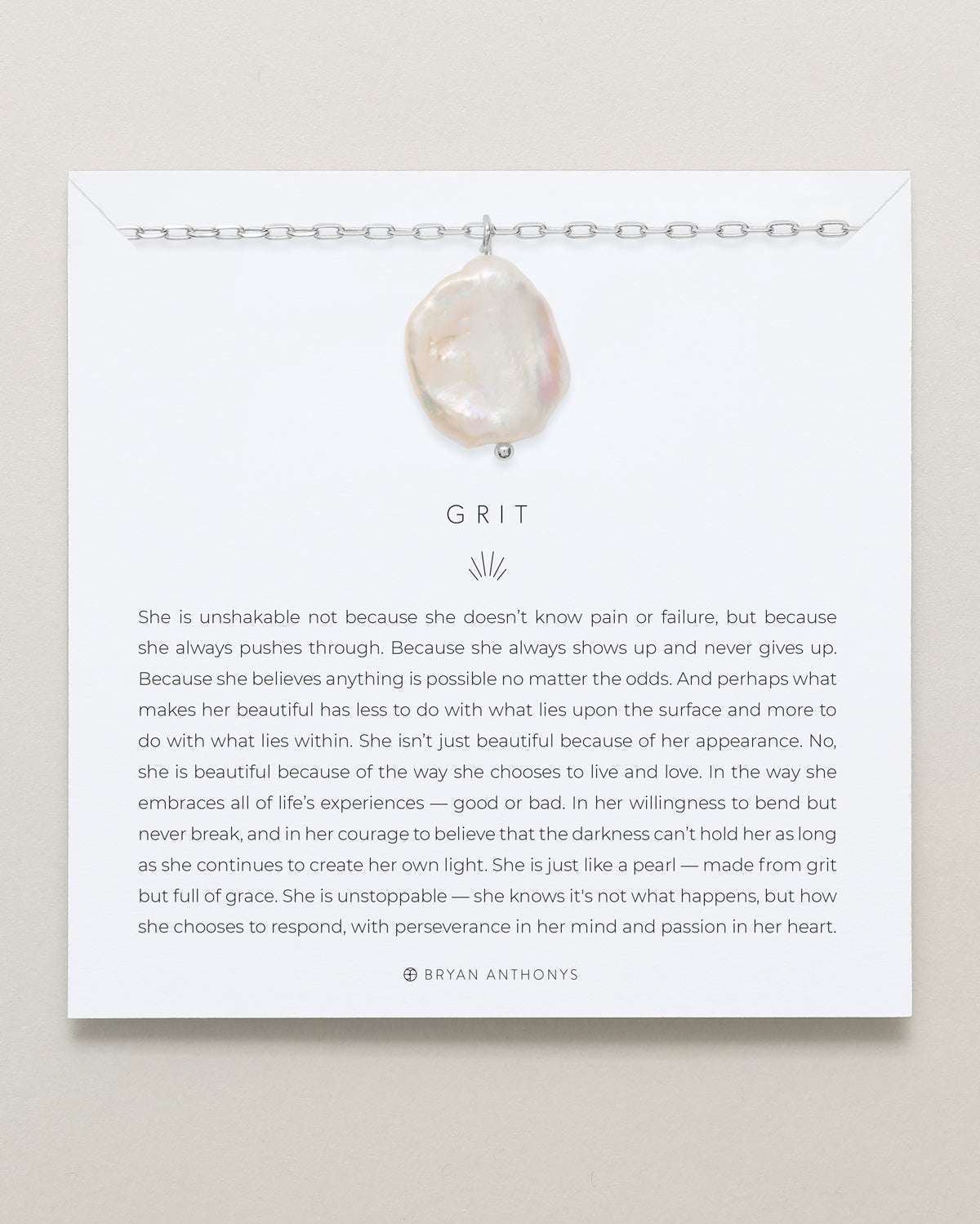 Grit Pendant Necklace