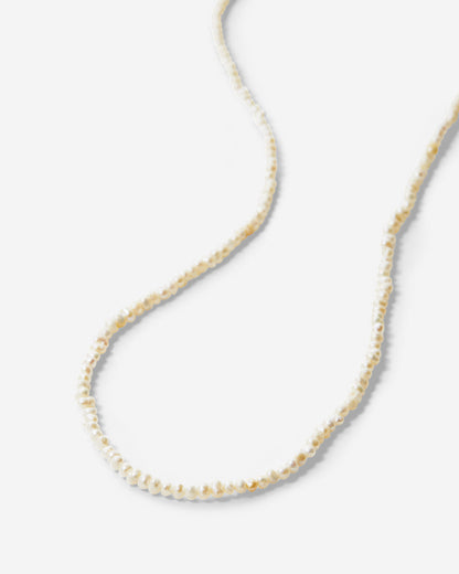 Grit Seed Pearl Necklace