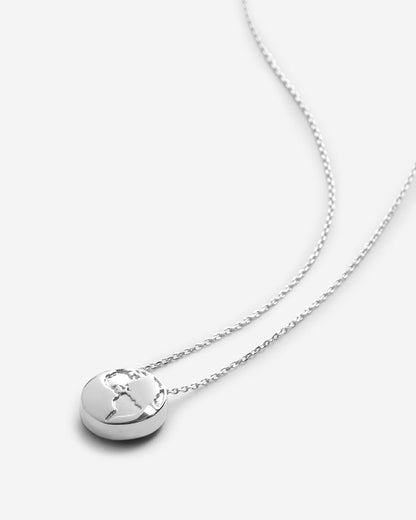 Us Against The World Icon Necklace