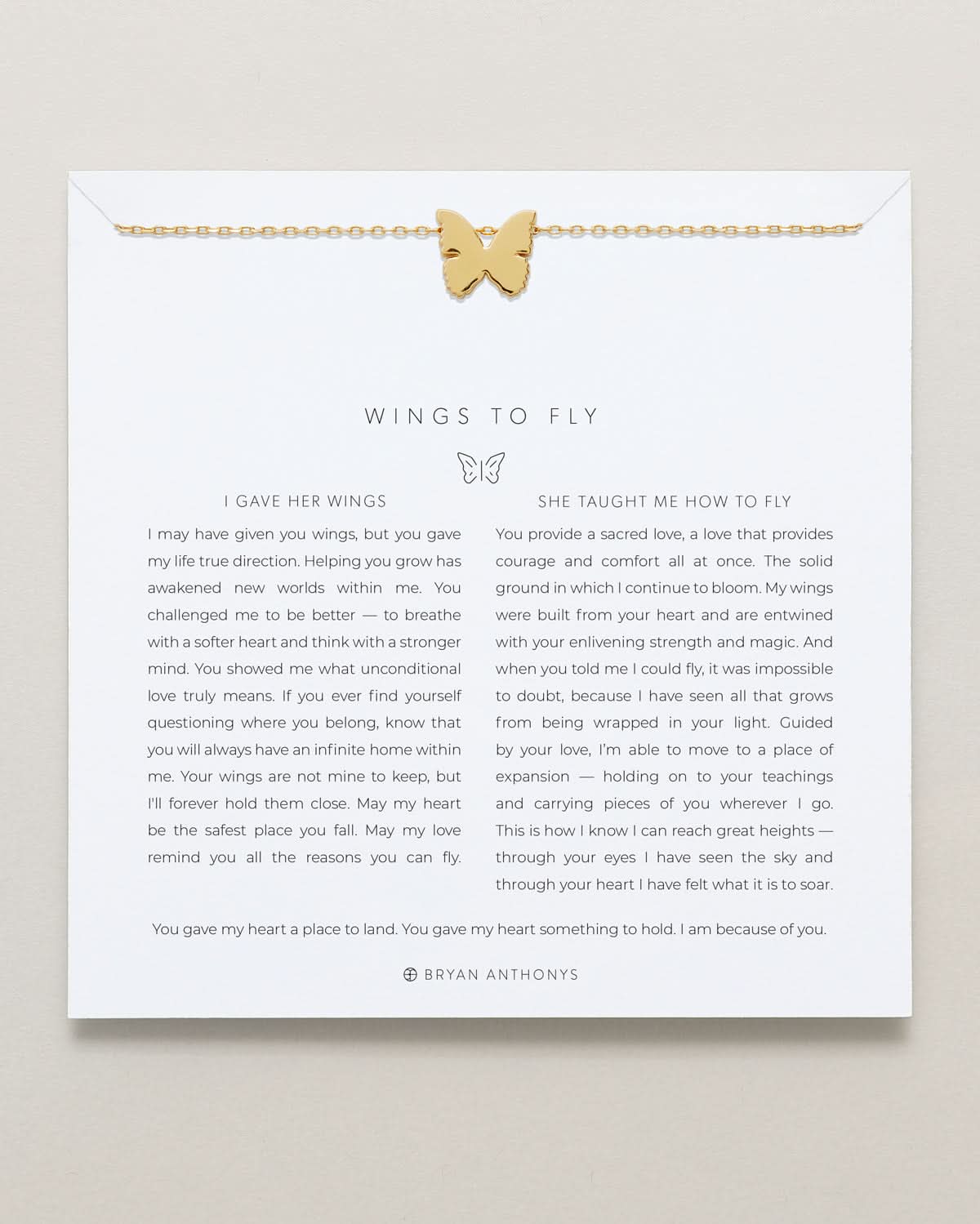 Wings to Fly Icon Necklace