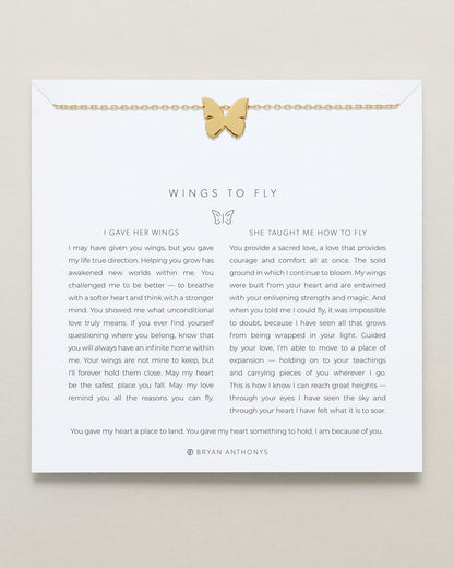 Wings to Fly Icon Necklace