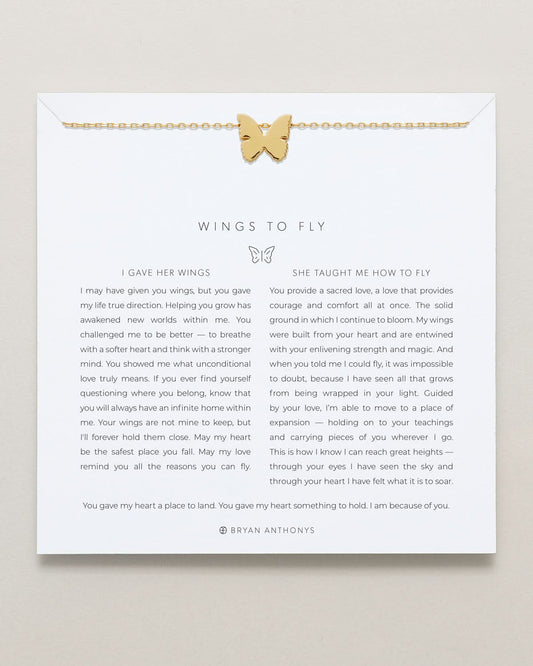 Wings to Fly Icon Necklace
