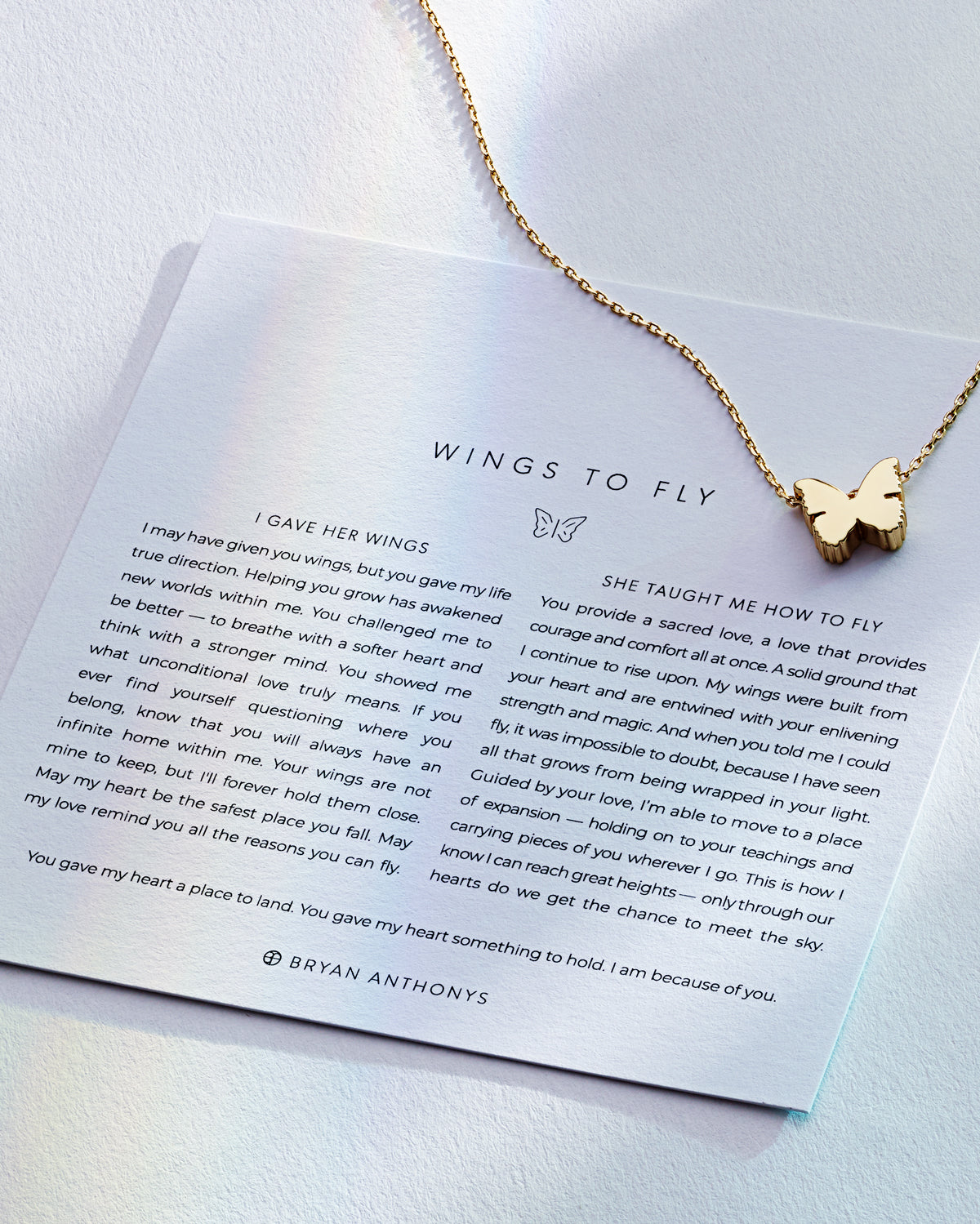 Wings to Fly Icon Necklace
