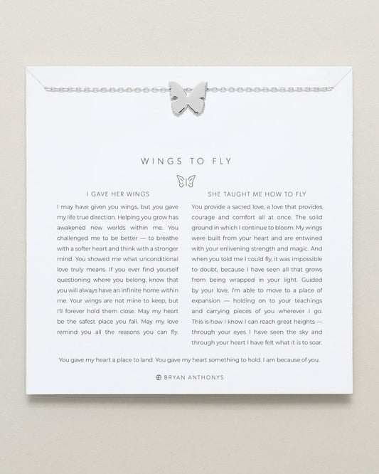 Wings to Fly Icon Necklace