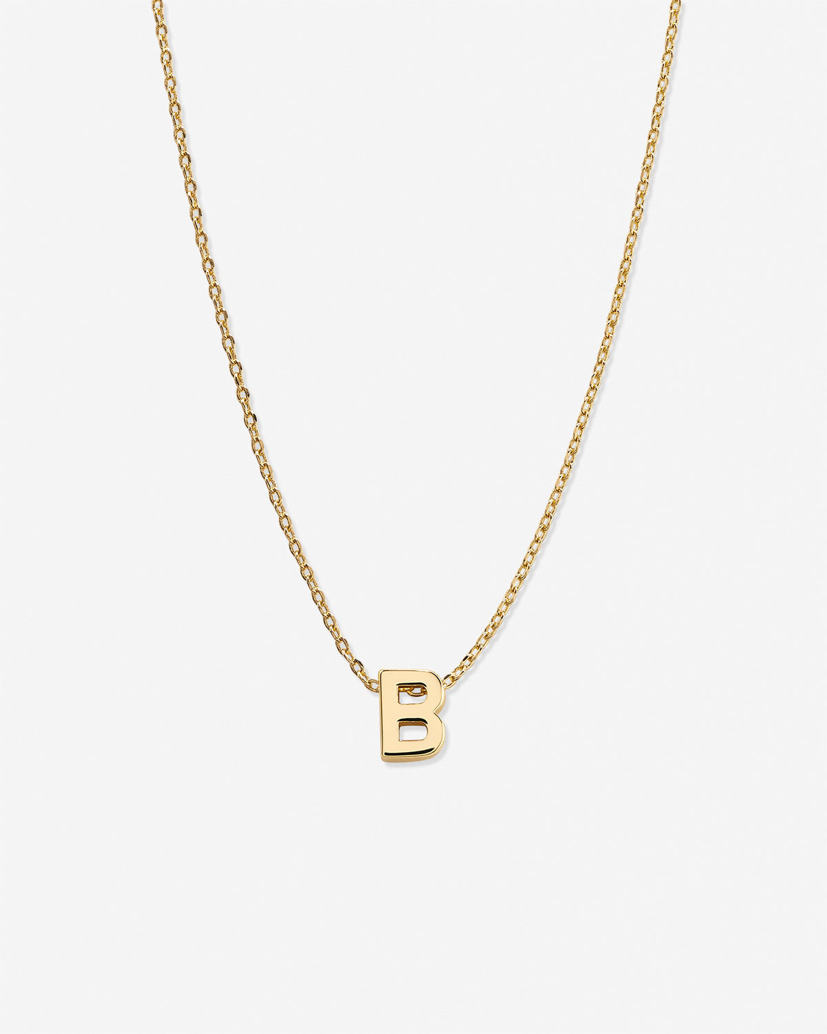 Just For You Initial Necklace — B