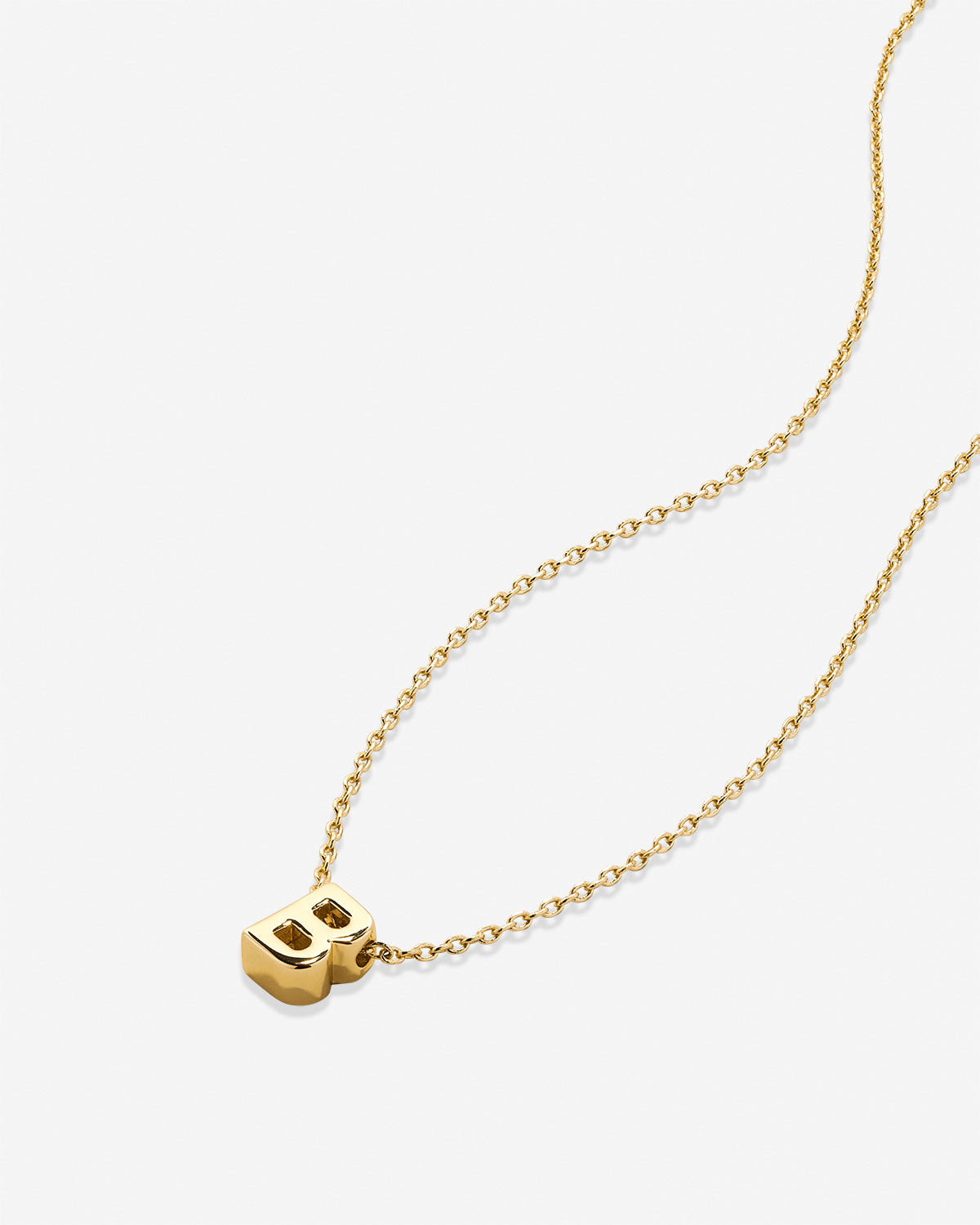 Just For You Initial Necklace — B