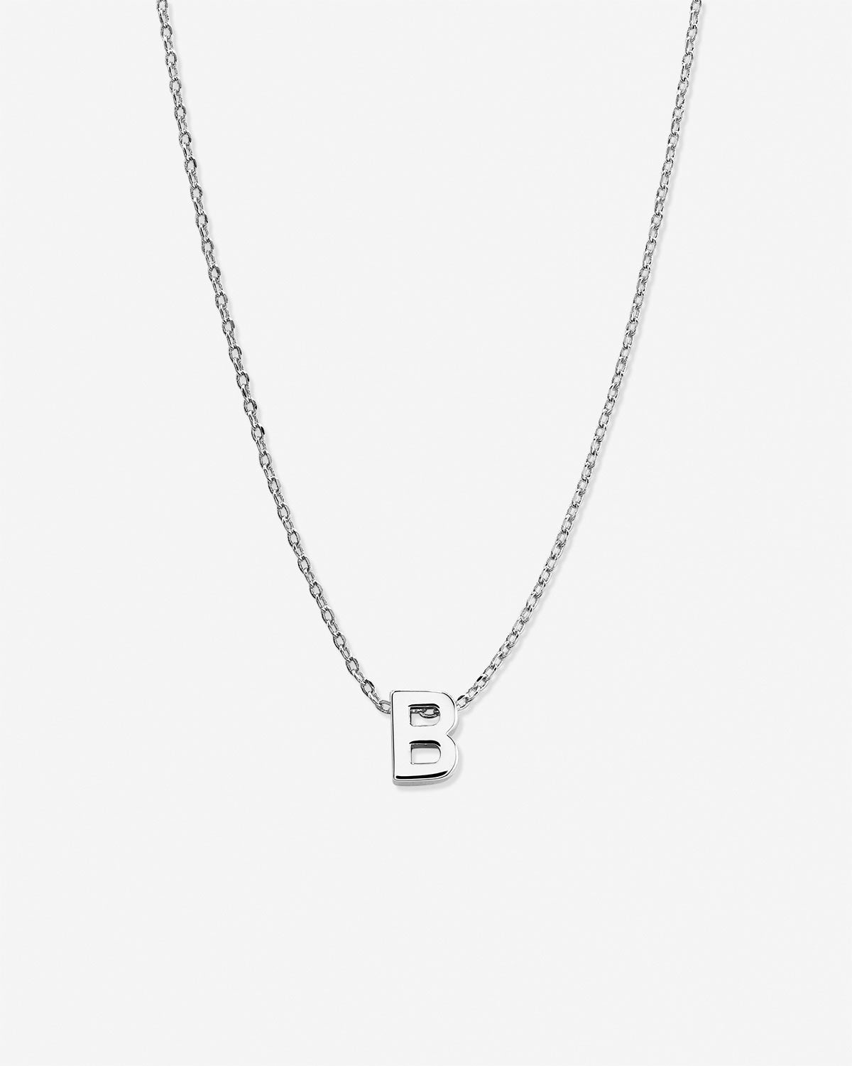 Just For You Initial Necklace — B