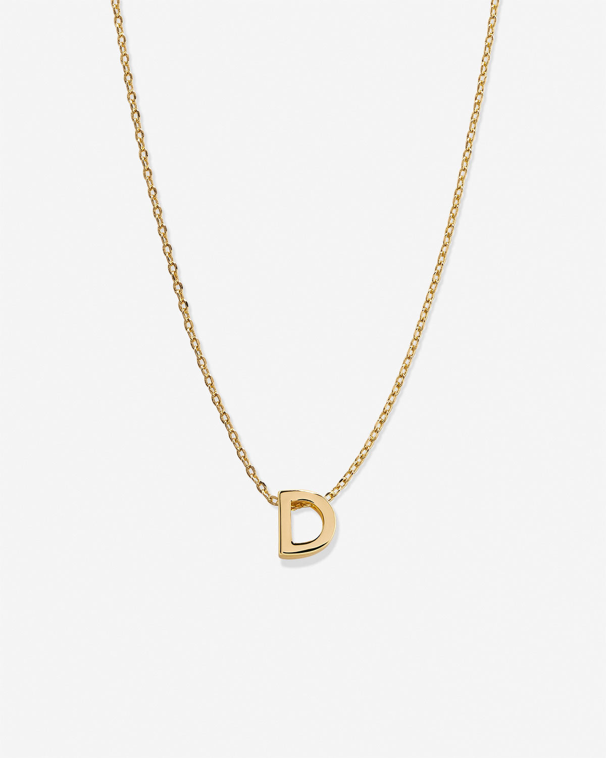 Just For You Initial Necklace — D