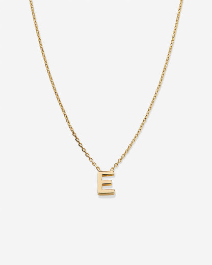 Just For You Initial Necklace — E