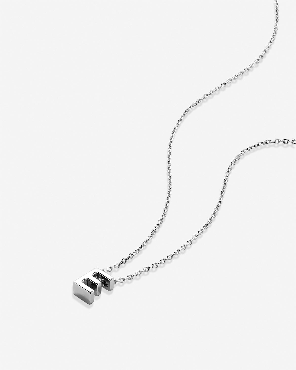 Just For You Initial Necklace — E