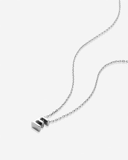 Just For You Initial Necklace — E