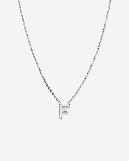 Just For You Initial Necklace — F