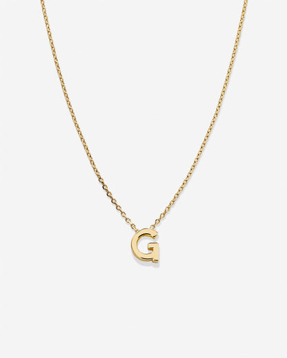 Just For You Initial Necklace — G