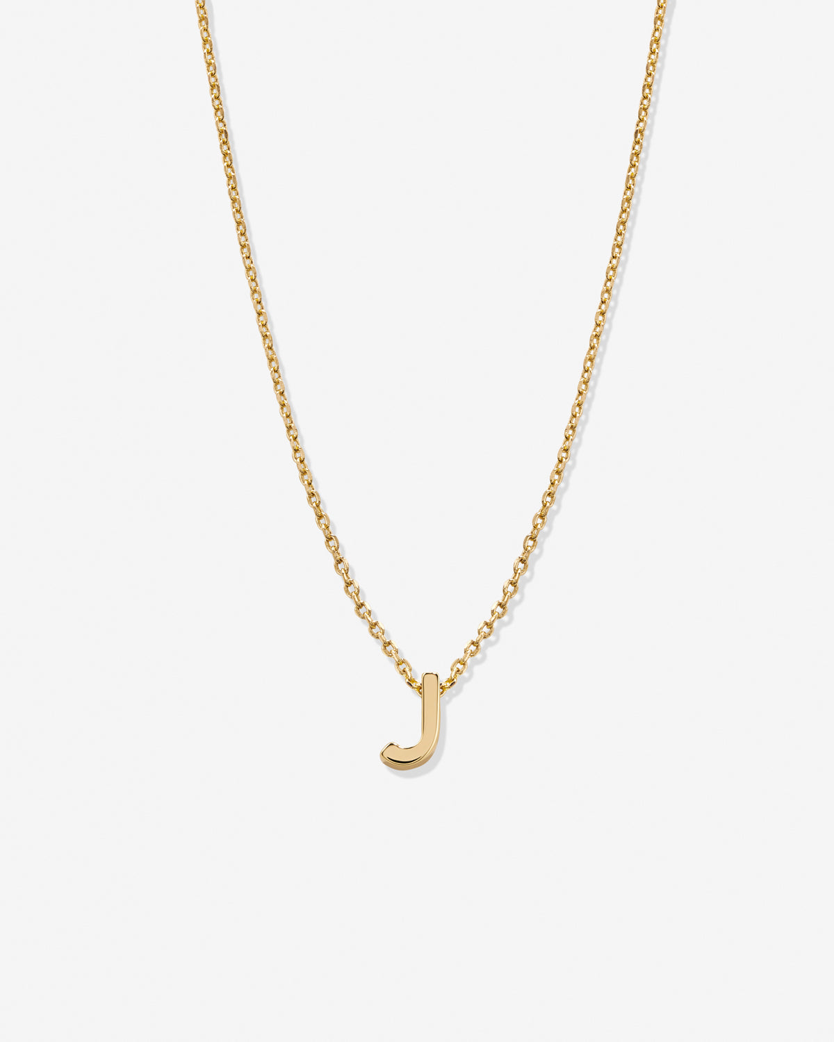 Just For You Initial Necklace — J