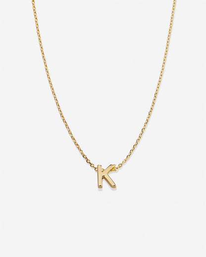 Just For You Initial Necklace — K