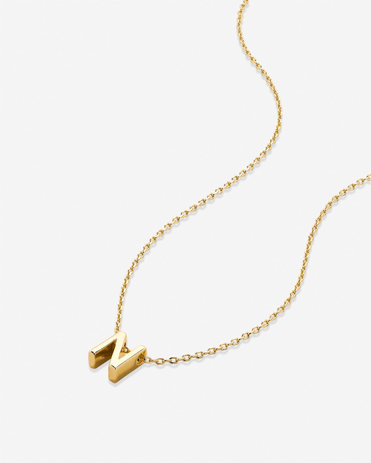 Just For You Initial Necklace — N